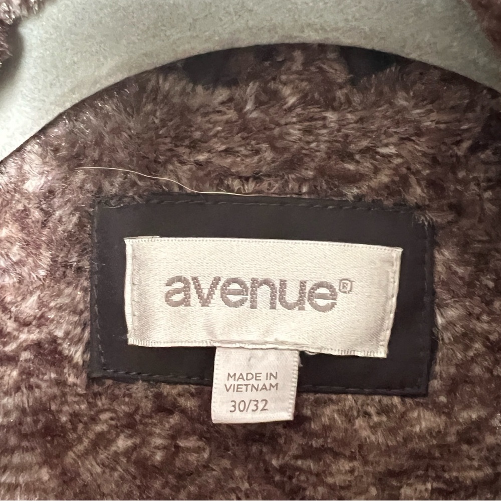 Avenue Black and Brown Fur Winter Jacket Coat - Picture 2 of 3